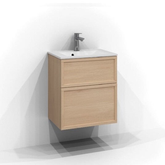 Svedbergs Poem Ramme Servantskap Slimd35 med 2 Skuffer Ren eik / 50cm Push Open SV-3355432-P Svedbergs Poem Ramme Servantskap Slimd35 med 2 Skuffer Ren eik / 50cm Push Open SV-3355432-P