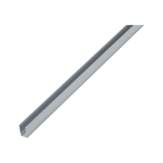Plug & Shine Led strip profil 1 meter - Sølv