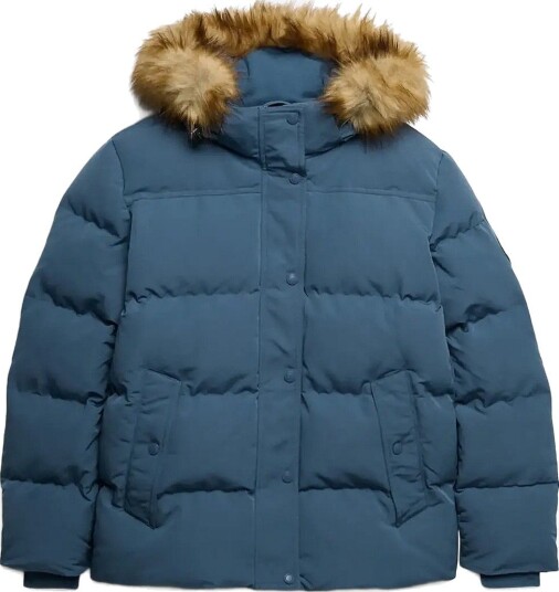 Superdry Everest 5 Baffle Puffer Jkt   DRY SLATE BLUE   12