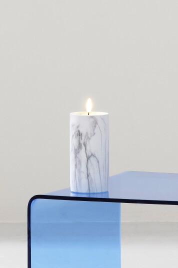 Jotex Marble Kubbelys Led 17,5 Cm Grå FLAMME 1691550010