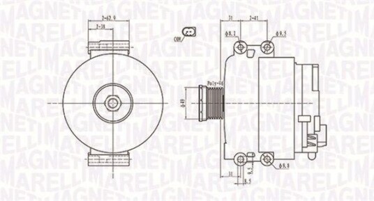 Dynamo MAGNETI MARELLI 063731774010