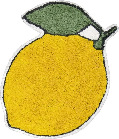 Noble House Bath Mat Lemon Yellow 60X60CM