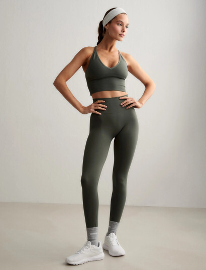 aim´n Shape Seamless Tights   Khaki green   M