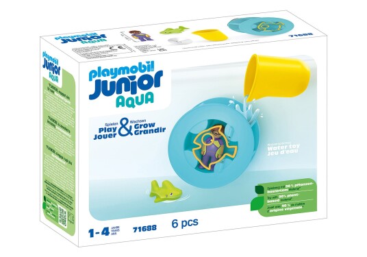 Playmobil Junior Aqua Vannhjul med Babyhai - Vannlekesett for Barn 1,5 Ã…r Playmobil Junior Aqua Vannhjul med Babyhai - Vannlekesett for Barn 1,5 Ã…r