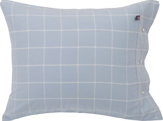 LEXINGTON Hotel Flanell Putetrekk Lyseblå/Hvit 50x70cm