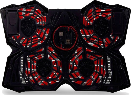 Surefire Bora Gaming Laptop Kjøler med LED 12-17" Svart/Rød