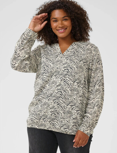 Kaffe Curve Kcdiana Blouse - Multi/patterned - 54 Kaffe Curve Kcdiana Blouse - Multi/patterned - 54