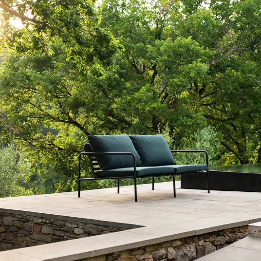 Houe Avon 2 seters sofa Leaf/Black