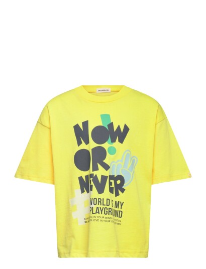 Billieblush Short Sleeves Tee Shirt Yellow 104 Billieblush Short Sleeves Tee Shirt Yellow 104