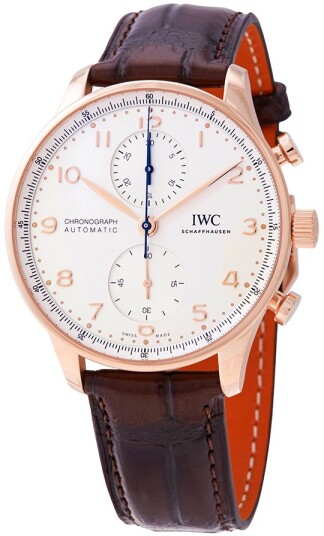 IWC Herreklokke IW371611 Portuguese Hvit/Lær Ø41 mm