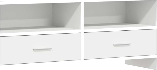 TV skap 100 x 33 x 47 cm Hvit Konstruert tre TV skap 100 x 33 x 47 cm Hvit Konstruert tre