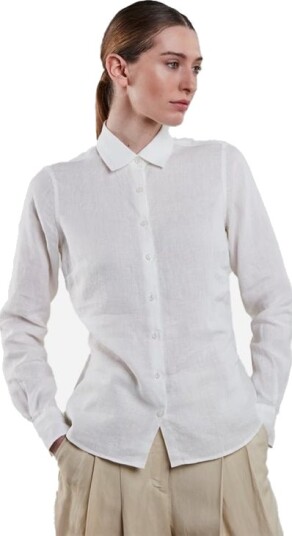 Stenströms Sofie Linen Shirt - White