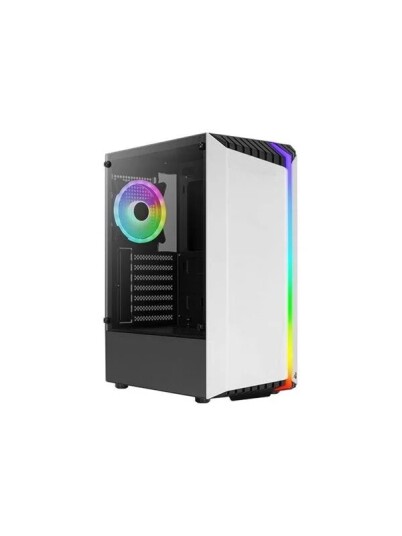Aerocool Bionic V2 Midi Tower Kabinett Hvit med RGB