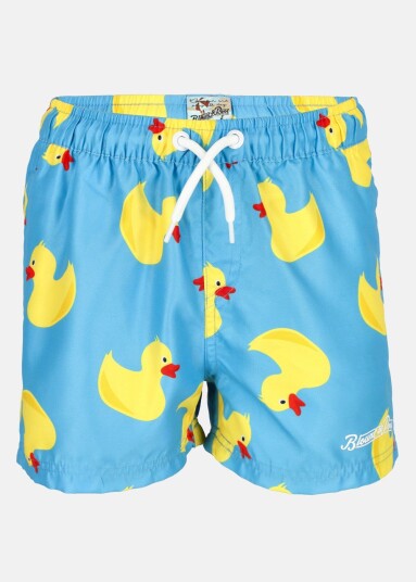 Blount & Pool Beachshorts Jr Blue Yellow Duck 170 Badebukser