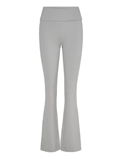 Weekday Folded Waist Flared Yoga Tights Grey L
