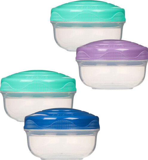 Sistema - To Go oppbevaring 21 cl 2stk assortert Sistema - To Go oppbevaring 21 cl 2stk assortert