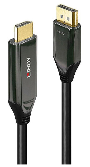 LINDY DisplayPort an HDMI 8K60 Adapterkabel aktiv 1m LINDY DisplayPort an HDMI 8K60 Adapterkabel aktiv 1m