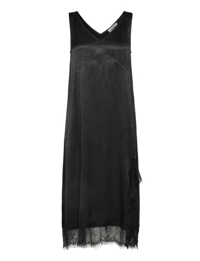 Soaked in Luxury Slyennah Midi Dress Black L Soaked in Luxury Slyennah Midi Dress Black L