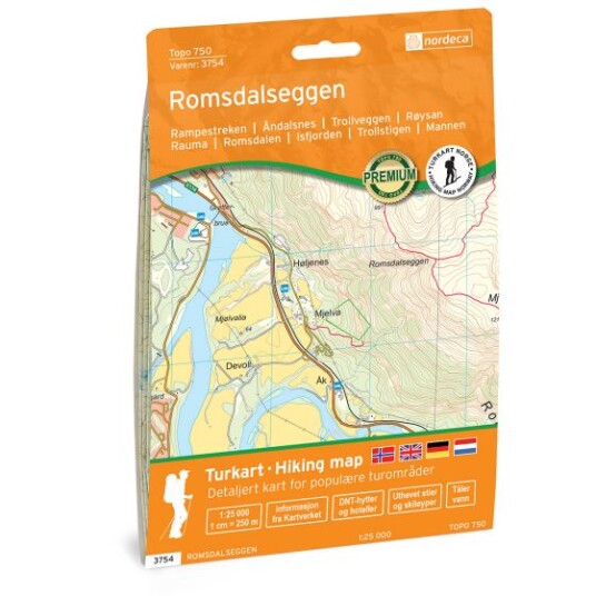 Romsdalseggen 1:25 000 Romsdalseggen 1:25 000