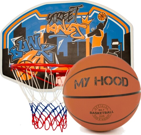 My Hood Basketballkurv med bakplate Inkl. ball