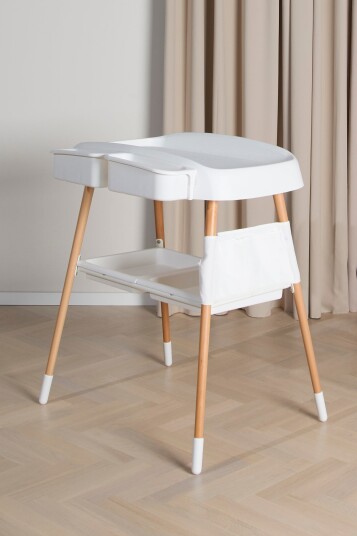 Beemoo CARE Nordic Stellebord White/Wood Beemoo CARE Nordic Stellebord White/Wood