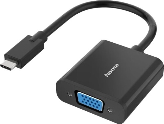 Hama 00300088, Usb Type-C, Vga (D-Sub), Hankjønn, Hunkjønn, Rett, Rett