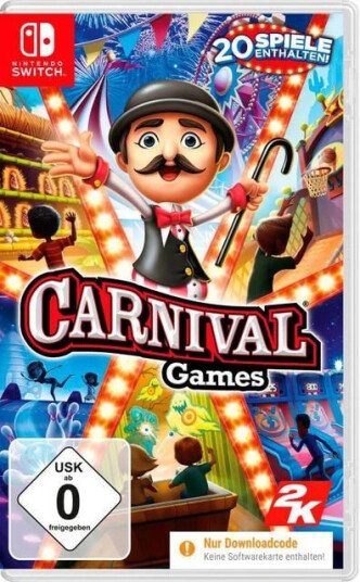 Carnival Games Nintendo Switch Spill Digital kode i eske