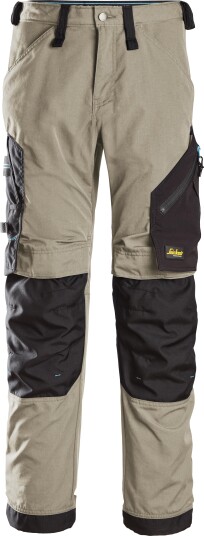 Snickers Workwear 6310 LiteWork Arbeidsbukse khaki/svart Khaki/Svart, Klær