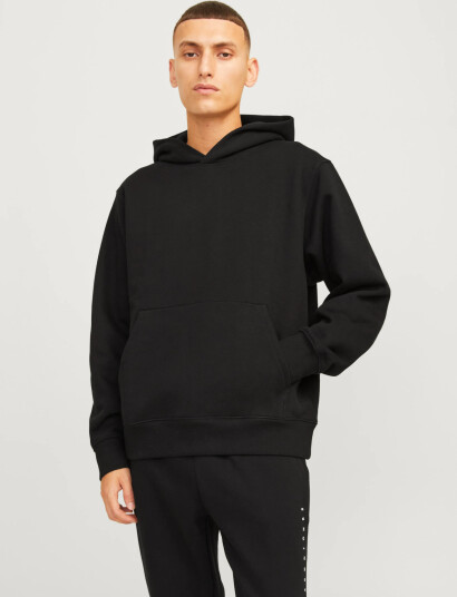 Jack & Jones Jjeurban Edge Sweat Hood Noos - Black - M