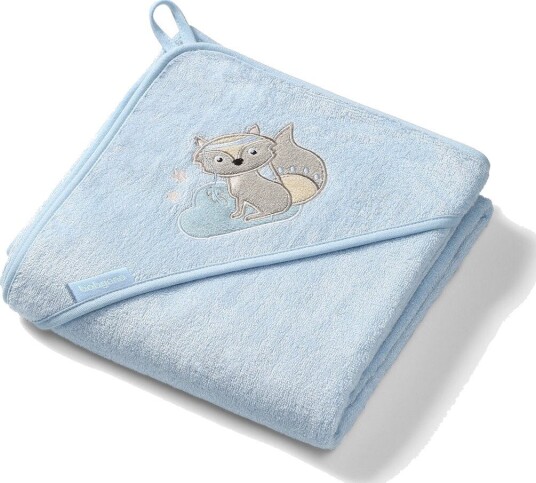 BabyOno 34606 Bambus Babyhåndkle med hette 100x100 cm Blå