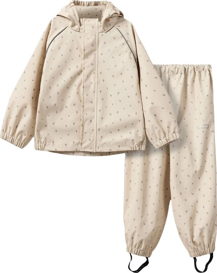 Sofie Schnoor Baby and Kids Varask Rain Suit Beige 92