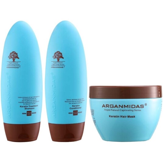 Arganmidas Keratin Treatment Bundle Shampoo 450 ml & Conditioner 450 m