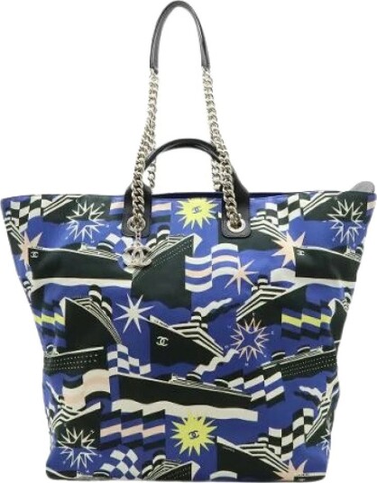 Chanel Vintage unisex Pre owned Blå ONE SIZE,