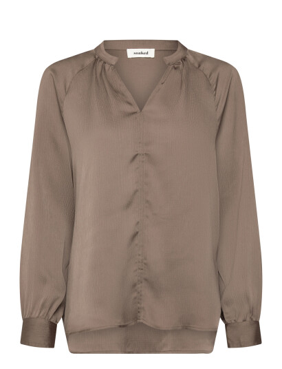 Soaked in Luxury Slioana Blouse Ls Brown XL Soaked in Luxury Slioana Blouse Ls Brown XL