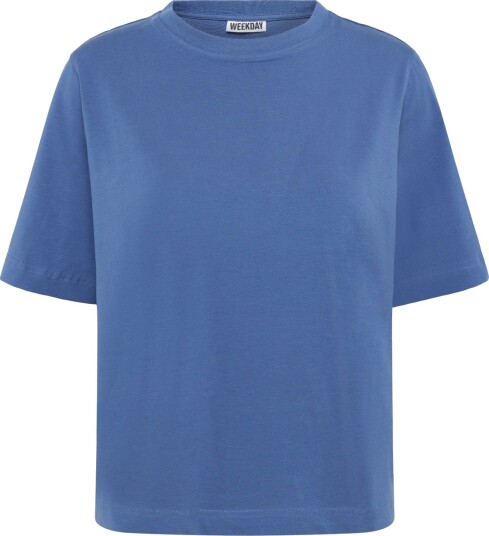 Weekday Perfect Boxy T Shirt Blue XL