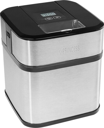 Princess Iskremmaskin 1,5L med LCD-display og kompressor i rustfritt stål Princess Iskremmaskin 1,5L med LCD-display og kompressor i rustfritt stål