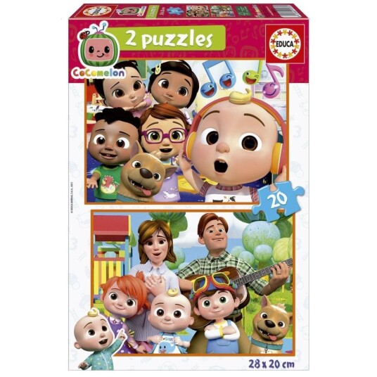 CoComelon Puslespill 2 x 20 Brikker