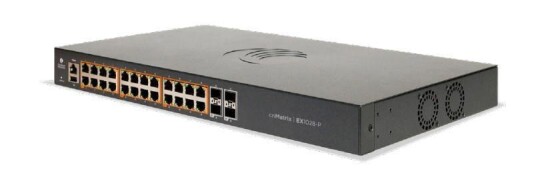 Cambium Cnmatrix Ex1028-P | Bryter | 24X Rj45 1000 Mbps Poe+, 2X Sfp+, 200W, Håndterbar