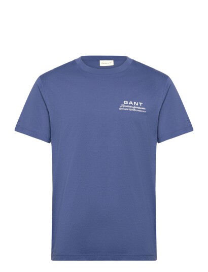 GANT Small Graphic Ss Tshirt Blue S GANT Small Graphic Ss Tshirt Blue S