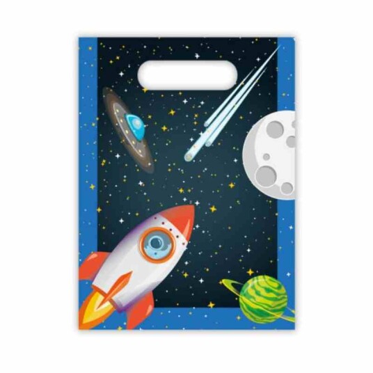 Godteposer Verdensrommet Rocket Space Pk/6 Godteposer Verdensrommet Rocket Space Pk/6