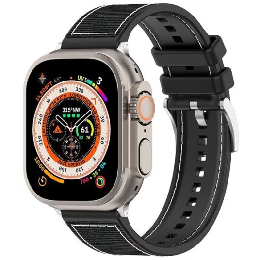 Armbånd til Apple Watch Series 9 38/40/41 mm Svart