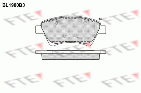 Bremseklosser FTE 9010489