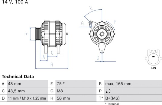 Dynamo BOSCH 0 986 085 130