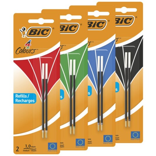 BIC Refill Multipenn 2-pakke Svart