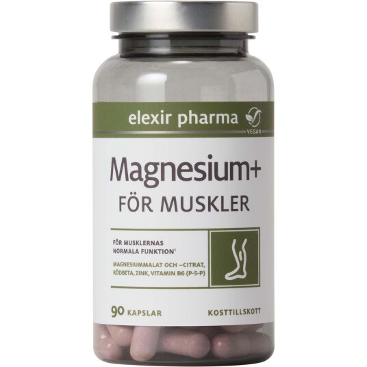 Elexir Pharma Magnesium+ För muskler 90 stk