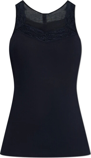 Hanro Dame Topper Svart L,