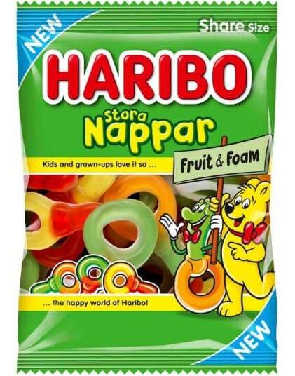 Haribo Store Frukt & Skum Smokker 120 gram Haribo Store Frukt & Skum Smokker 120 gram