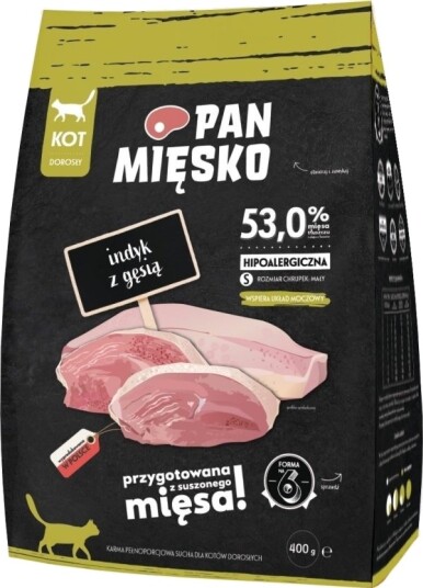 Pan Mięsko Adult And Gås Tørrfôr 400 G Pan Mięsko Adult And Gås Tørrfôr 400 G