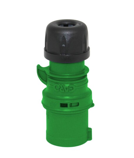 Garo P 316-2 S Støpsel IP44 4-polet 16 A Grønn 2 h er & kabler