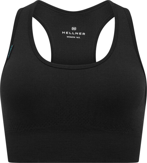 Hellner Wool Tech Seamless Bra Black Beauty M/L